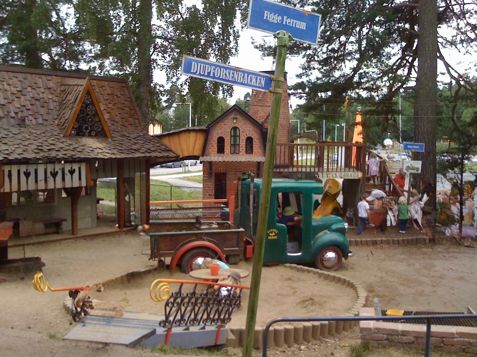 image shows outdoor park in Stockholm called Mulle Meck