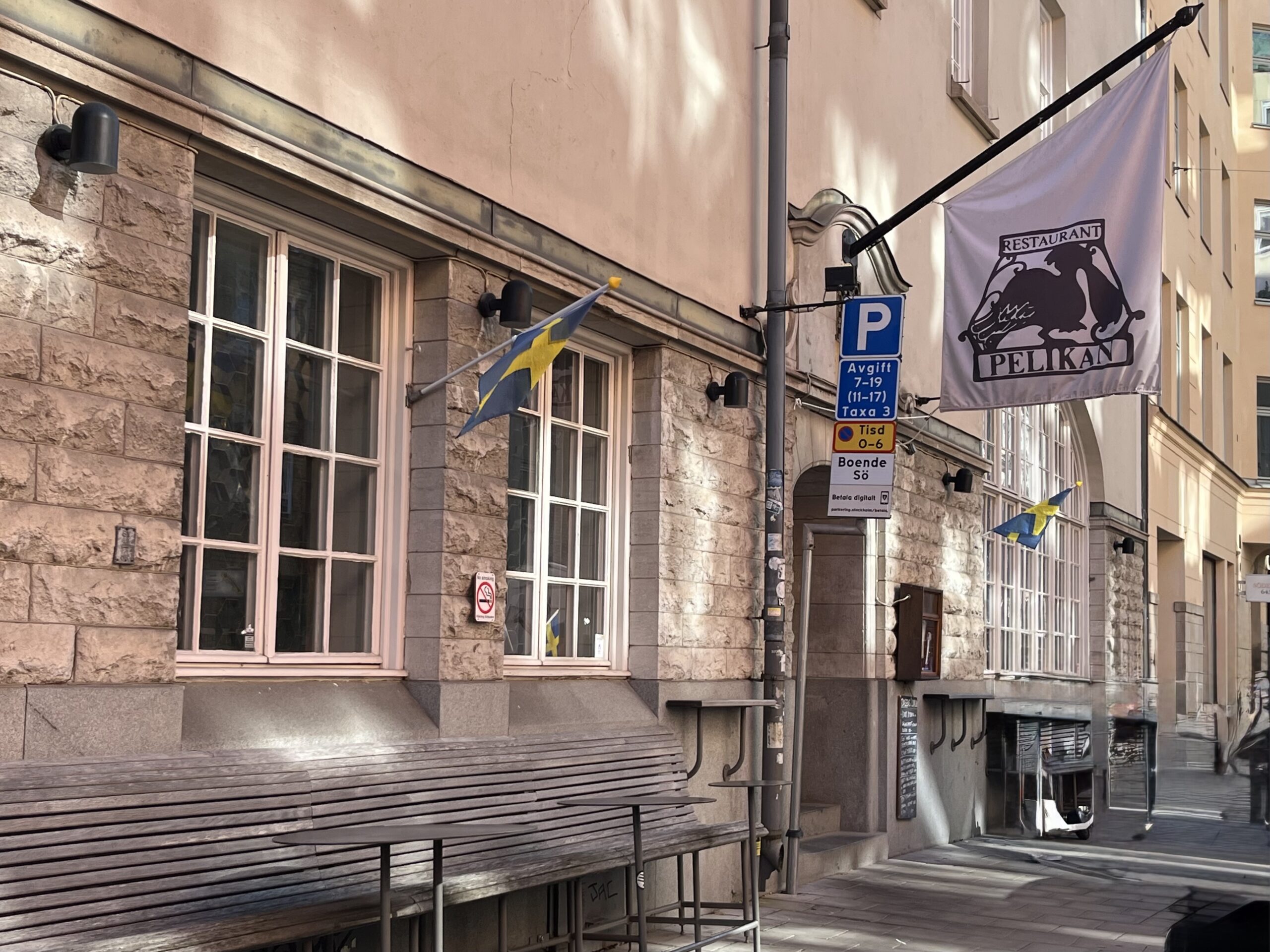 image shows hidden gem restaurant Pelikan in Stockholm